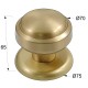 DOOR KNOB NETTUNO / MAT GOLD